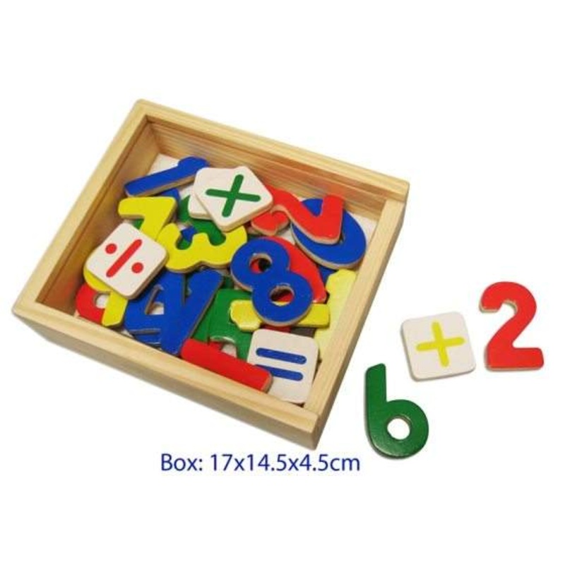 Fun Factory - 37 Pcs Wooden Magnetic Numbers