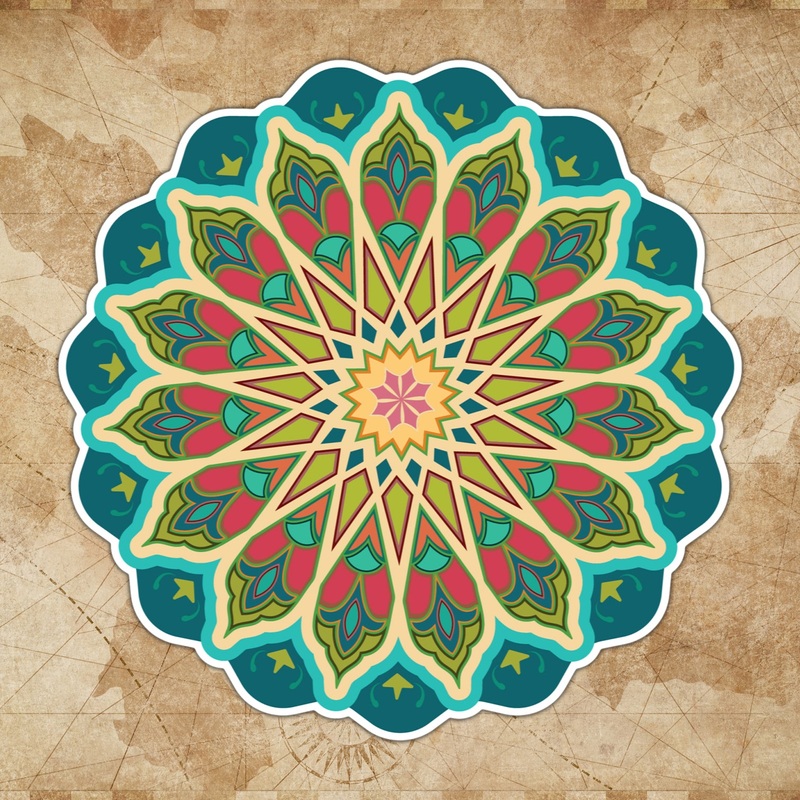 Moroccan Sticker - Dice Around the World Collection