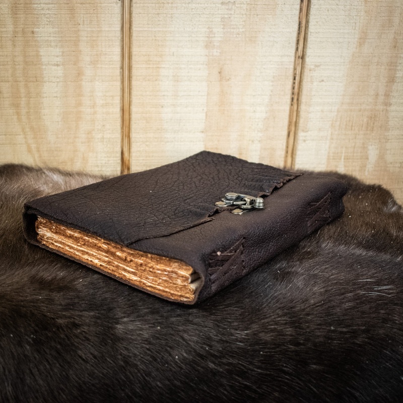 Natural Edge Buffalo Leather Journal 10