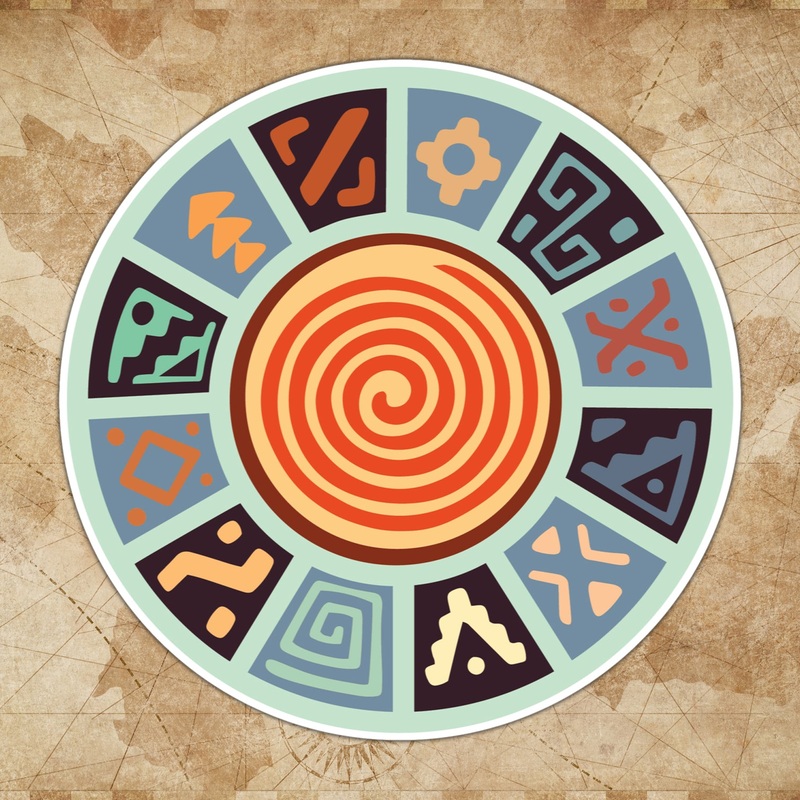 Peruvian Sticker - Dice Around the World Collection
