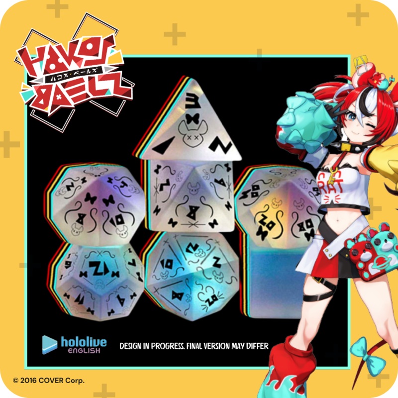 PRE-ORDER | Baelz Dice Set | hololive x MMG Exclusive