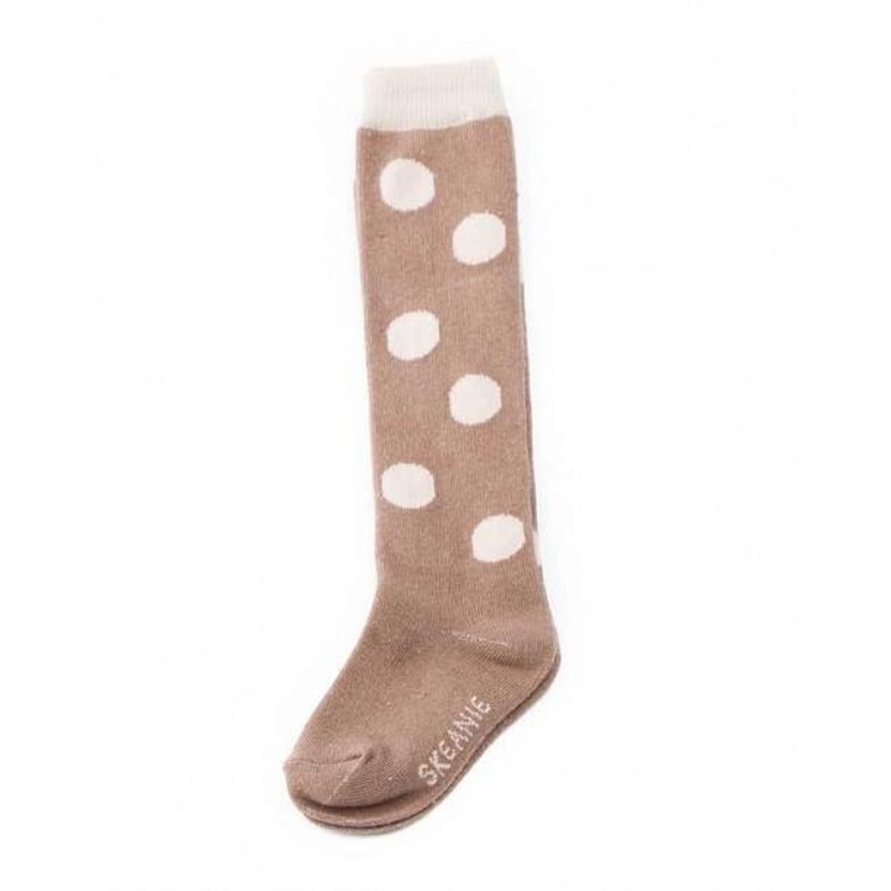 Skeanie Knee-hi Socks Fawn Dots