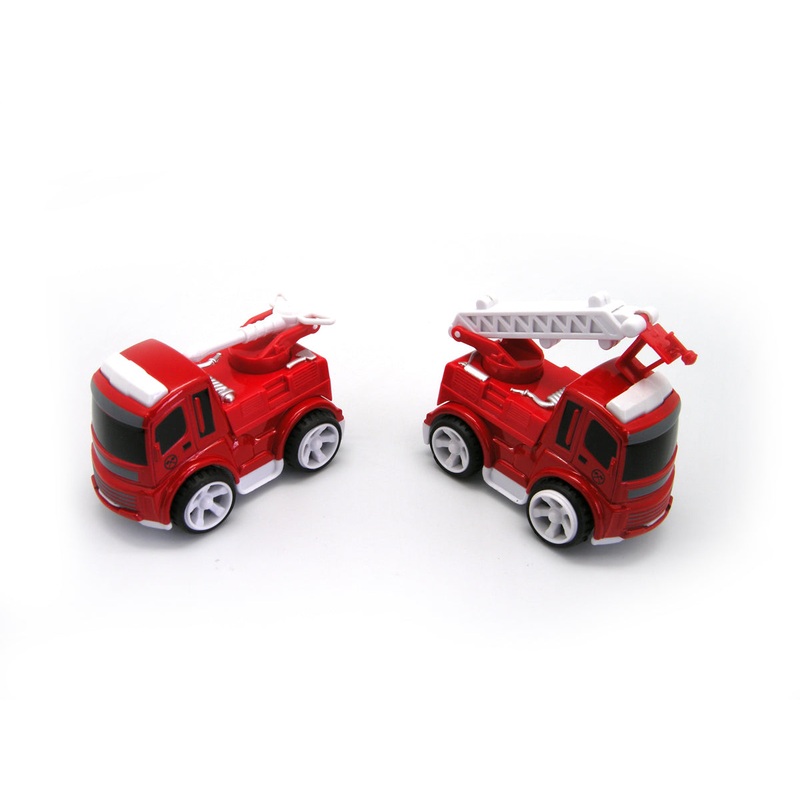 1x Die Cast Friction Fire Engine
