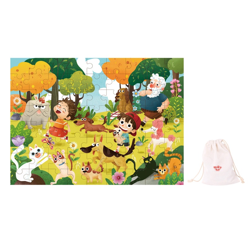 72 Pcs Wooden PET PARK  Jigsaw Puzzle