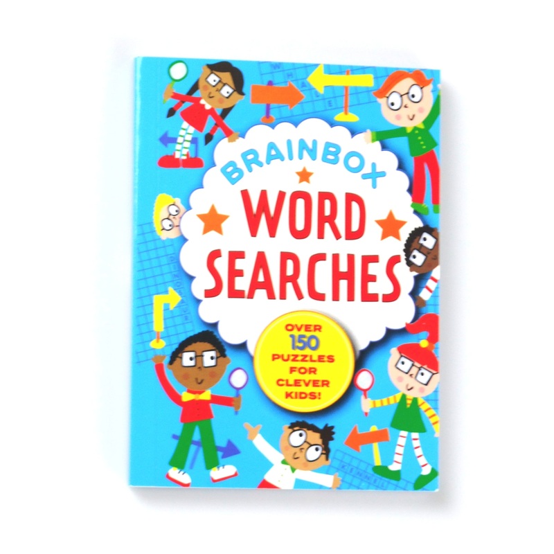 Brain Box Word Searches Puzzle Book (Blue)