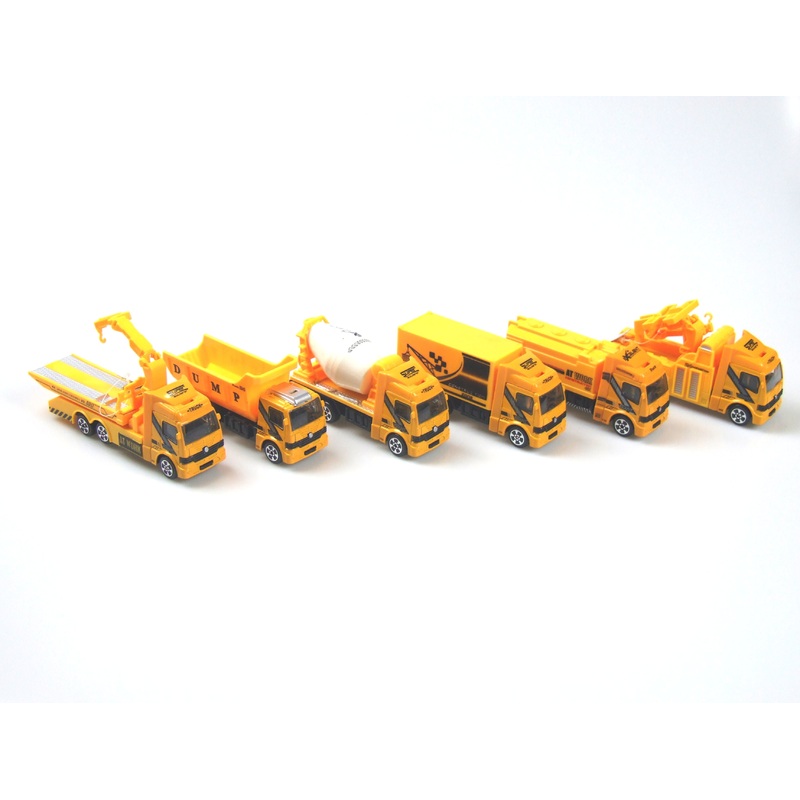Die Cast Freewheel Construction Truck Set