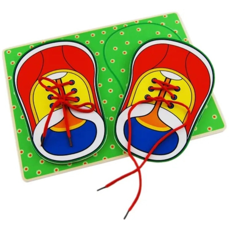 Elka - Wooden Lacing Shoes