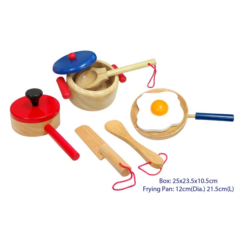 Fun Factory - 9 Pcs Wooden Cooking Set