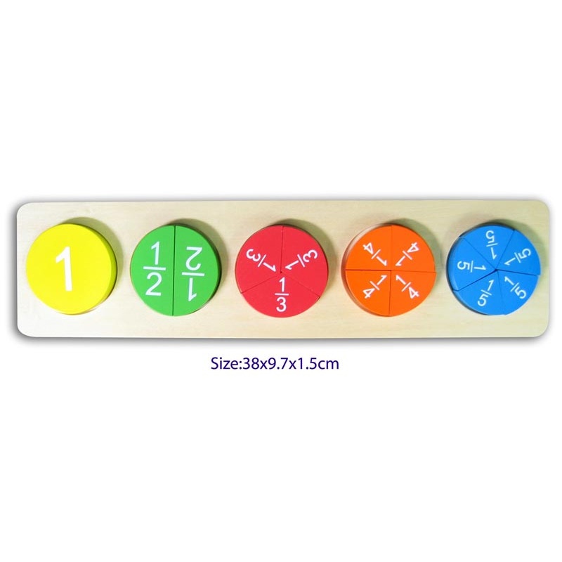 Fun Factory - Fraction Wooden Puzzle