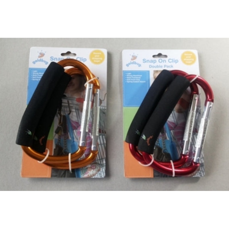 Goldbug - Snap On Clip Double pack