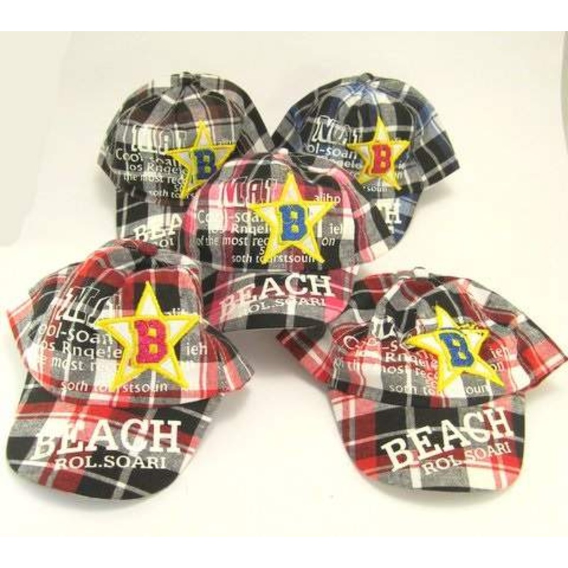 Kids B Stars Check Cap