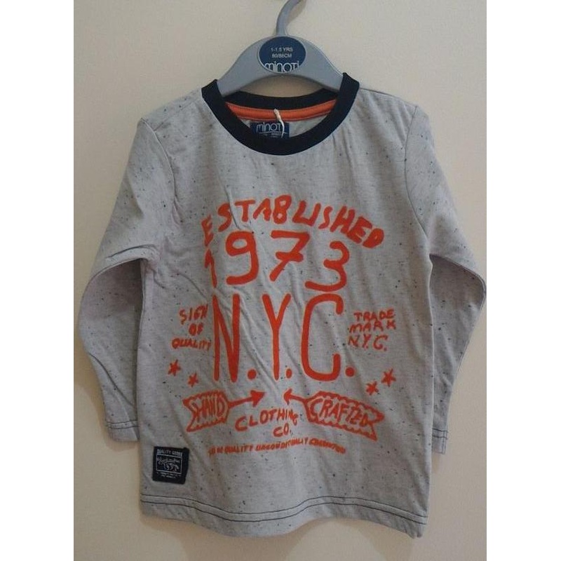 Minoti - Boys Long Sleeves Top (Supply5ORG)
