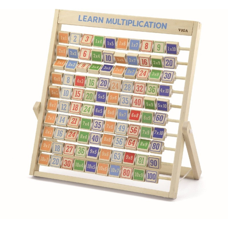 Viga Wooden Learning Multiplication Frame