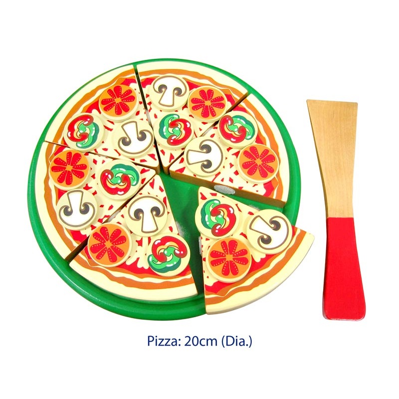 Viga - Wooden Pizza with topping (20cm D)