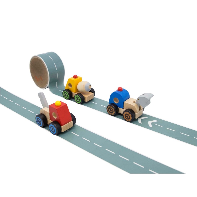 8m Road Track Tape with 1 Construction Vehicle