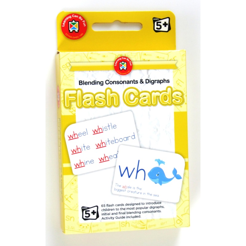 Blending Consonants & Digraphs Flash Cards