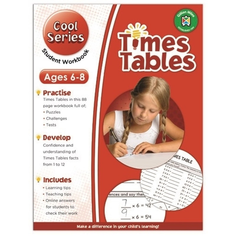 Cool Series Student Workbook - Times Tables Age 6-8