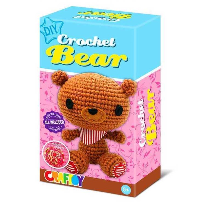 DIY Crochet Bear Doll Kit