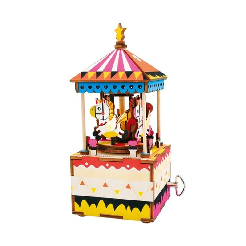 DIY Music Box - Wooden Merry Go Round
