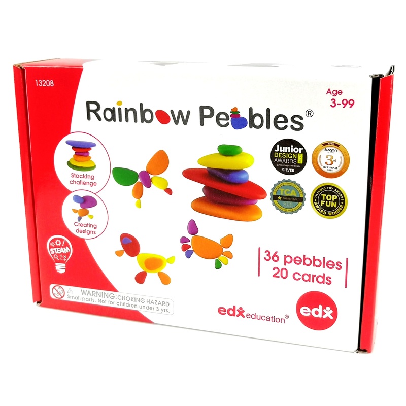 edx education - Rainbow Pebbles Set in a Box