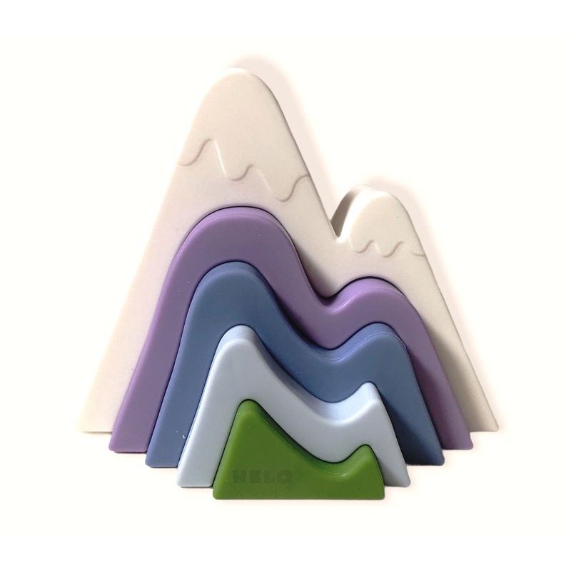 Helo - Stacking Silicone White Mountain