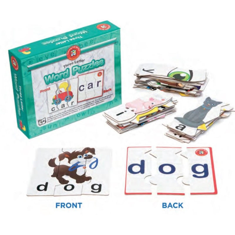 Learning Can Be Fun - Three Letter Word Puzzles