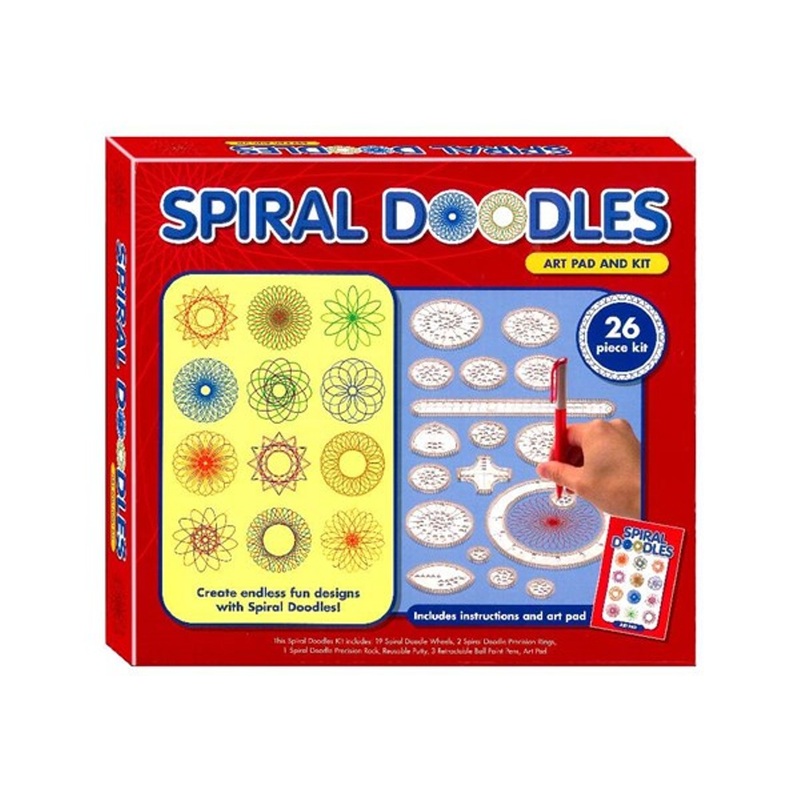 Spiral Doodles Art Pad and Kit (26 Pieces kit)