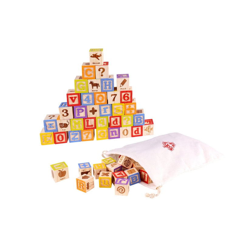 Tooky Toy - Wooden Alphabet Block