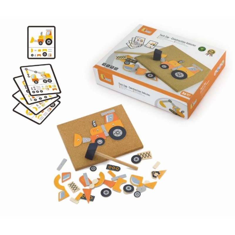 Viga Wooden Tap Tap Construction Vehicles