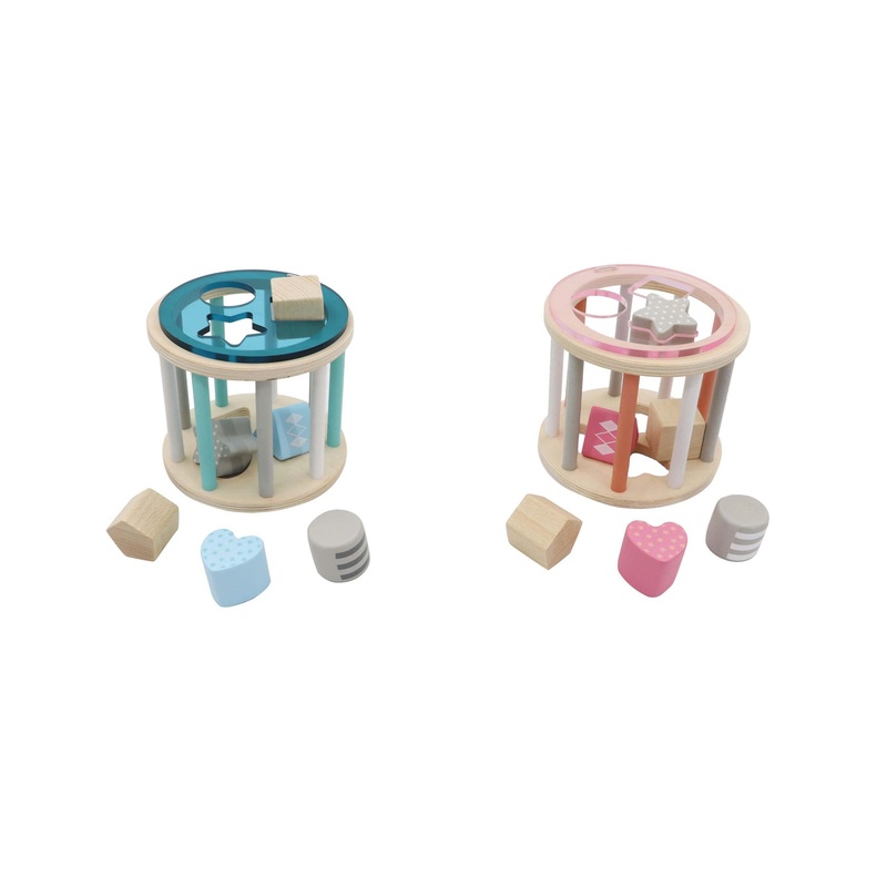 Wooden Rolling Shape Sorter