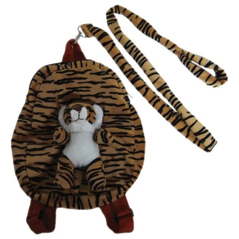 2 in 1 Backpack with Child Leash - Tiger