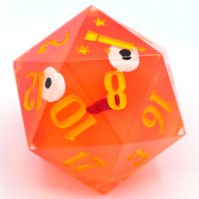 Calcifer - 27mm d20 Chonk