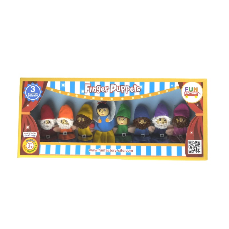 Fun Factory Finger Puppets - Snow White and the Seven Dwarfs
