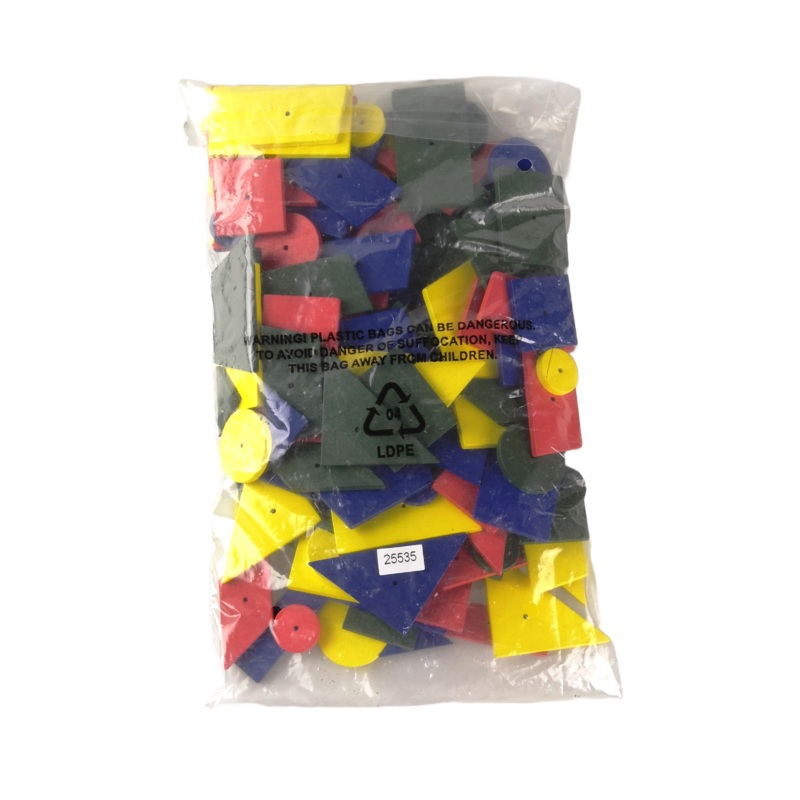 Hammer It Wooden Geometric Shapes 300g (150pcs)