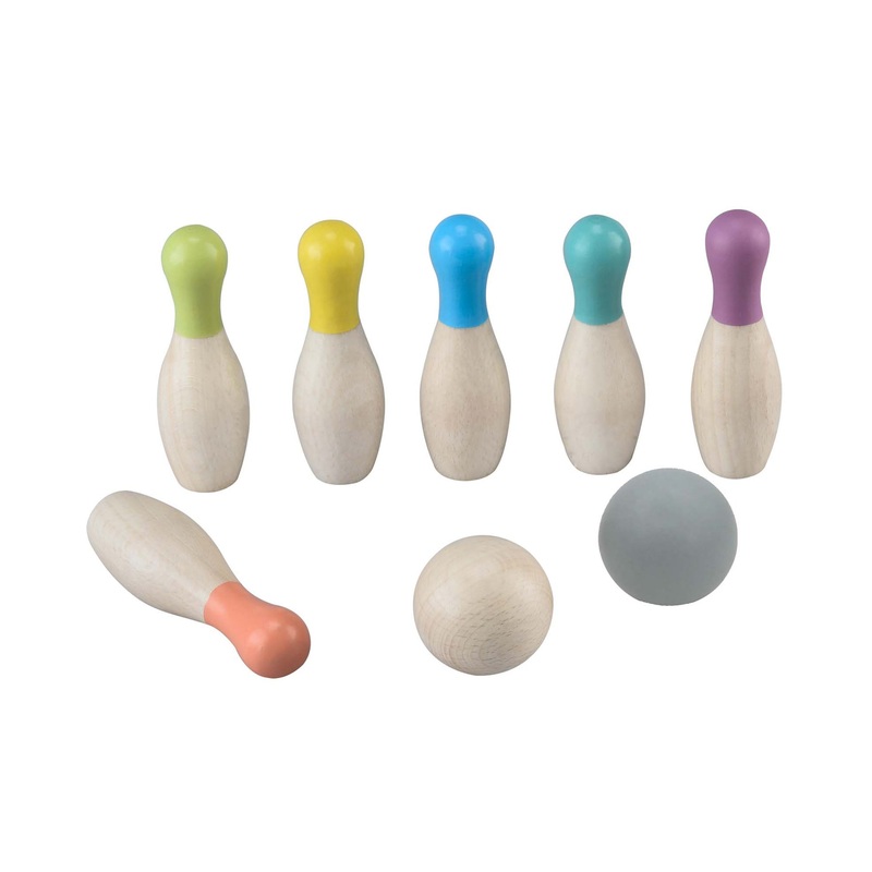 Kaper Kidz - Wooden Bowling Top coloured