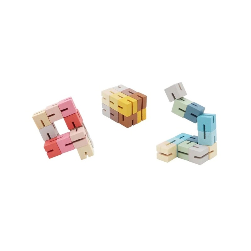 Kaper Kidz  Wooden Twist and Lock Blocks