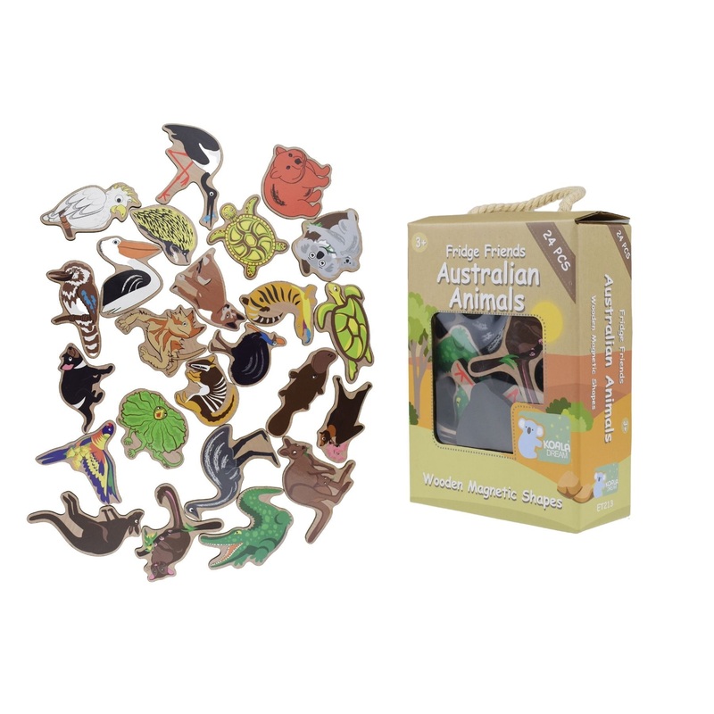 Koala Dream - 24 Pcs Wooden Magnetic Australian Animal