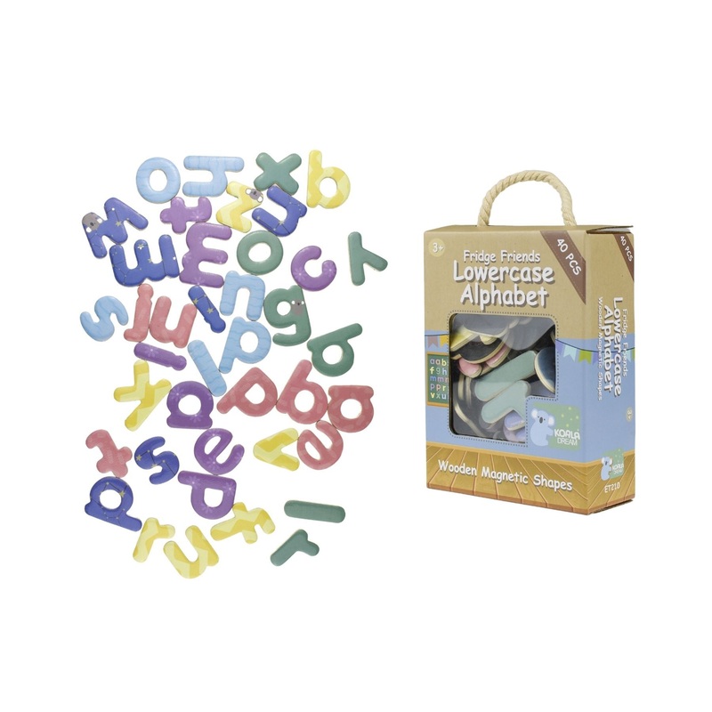 Koala Dream - 40 Pcs Wooden Magnetic Lowercase