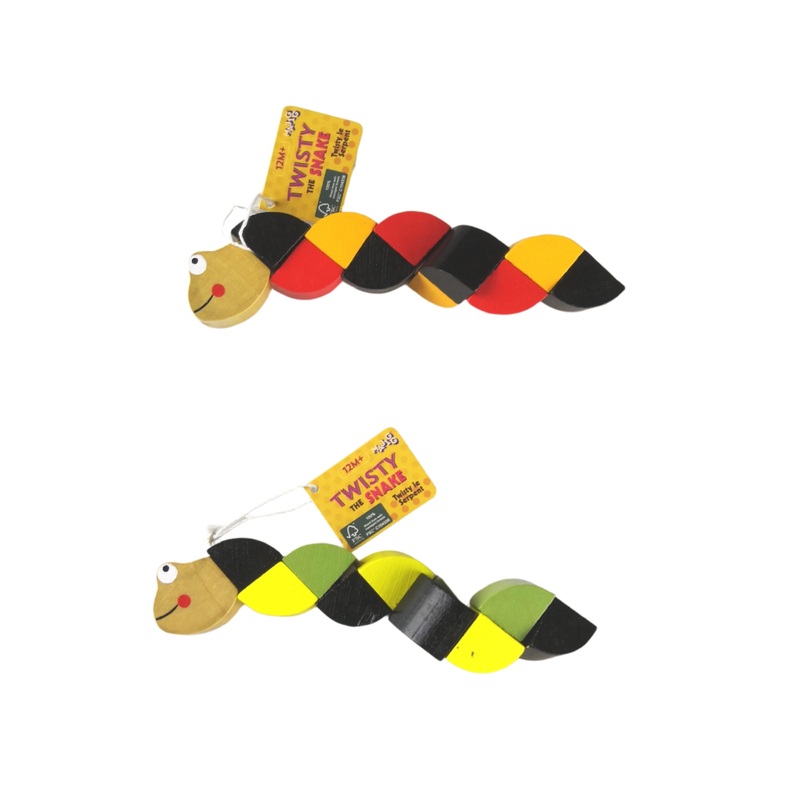 Majigg Twisty Wooden Snake