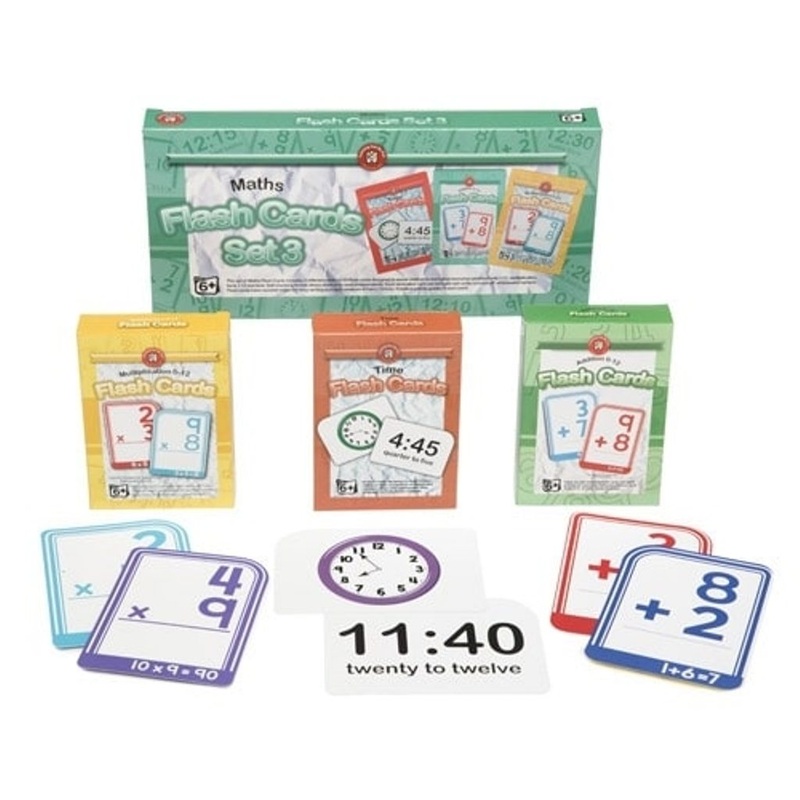 Math Flash Cards - Set of 3