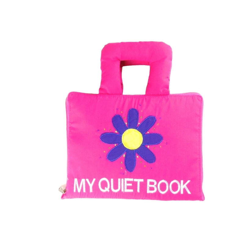 My Quiet  Activity Cloth Book - Pink