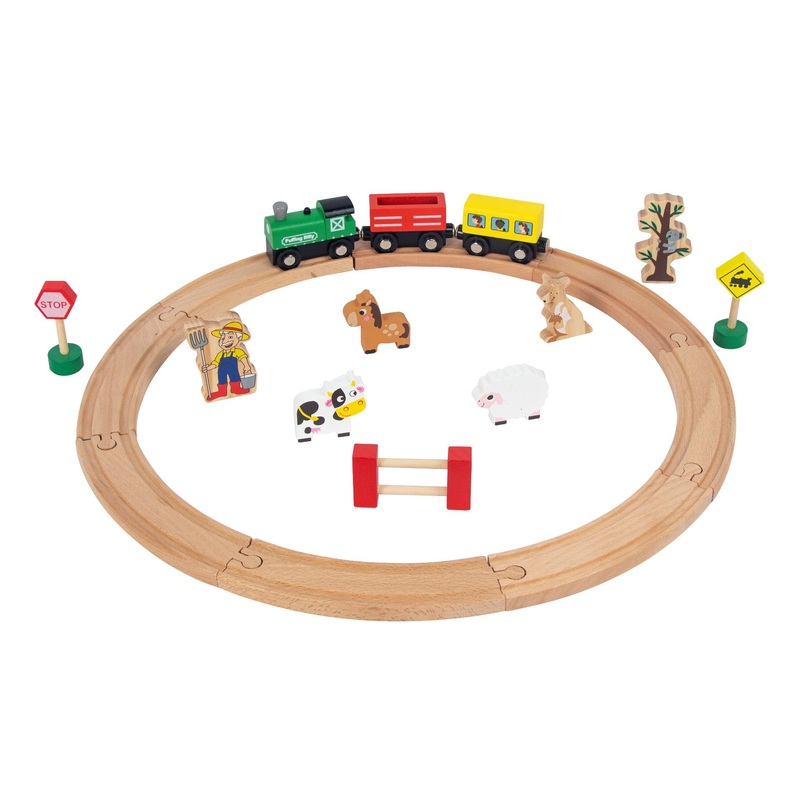 Wooden Magnetic TRAIN Playset (TL923003)
