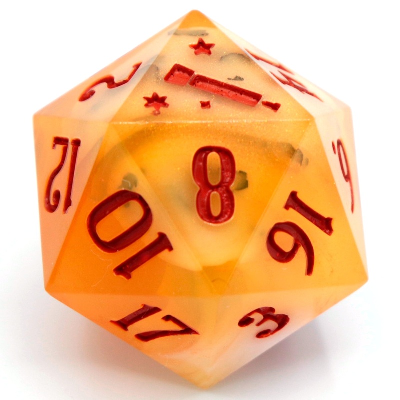 Autumn Birch  - 23mm Oversized d20
