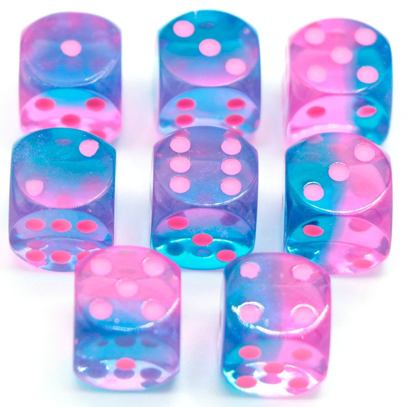 Bi Pride - 8d6 Pip Set