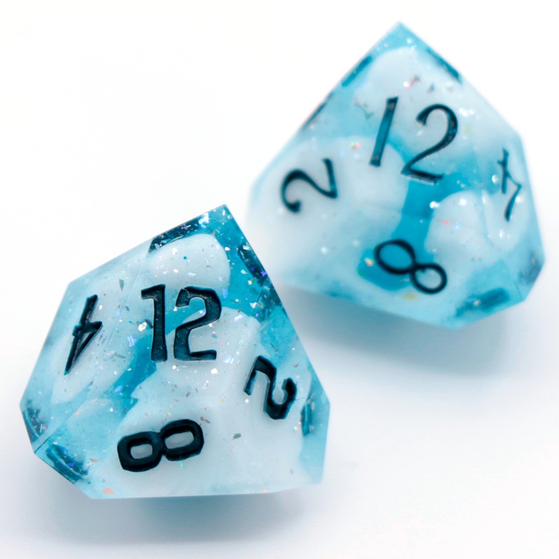 Flurries - Daggerheart d12 Pair