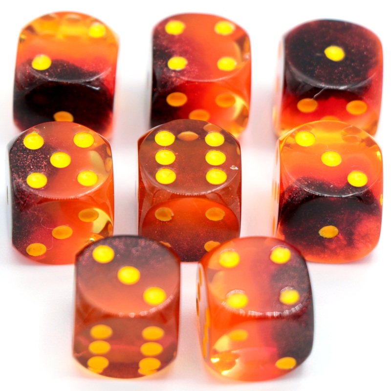 Inferno - 8d6 Pip Set