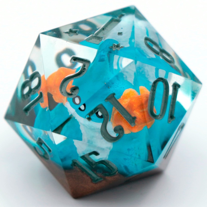 Mudkip  - 23mm Oversized d20