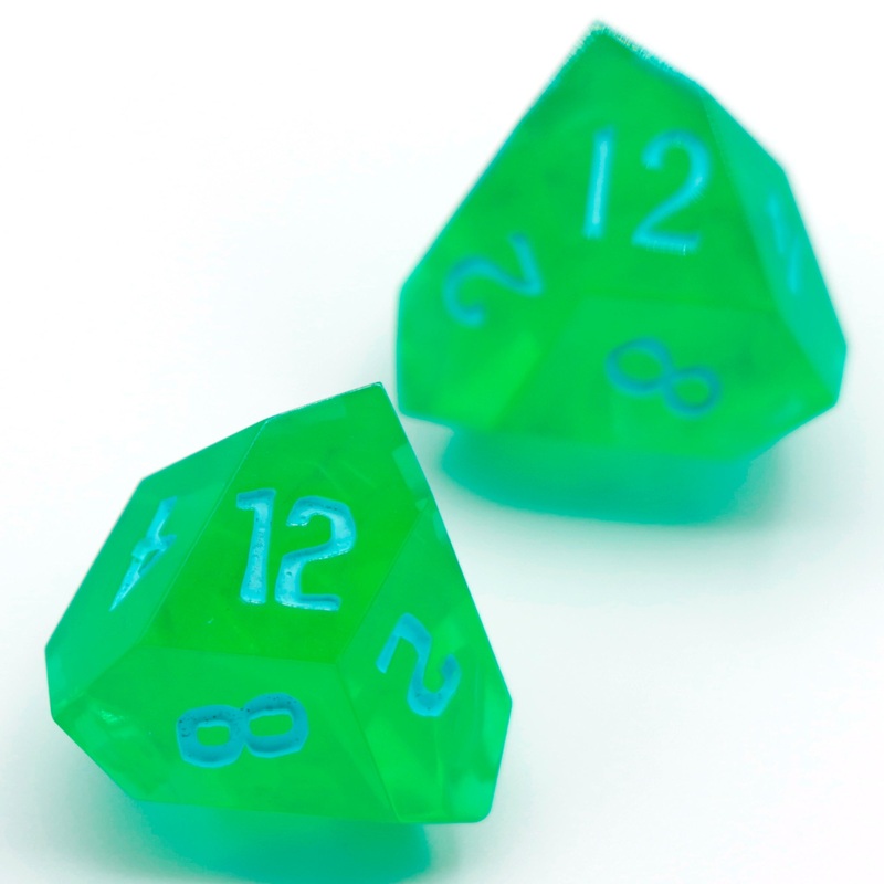 Radiation - Daggerheart d12 Pair