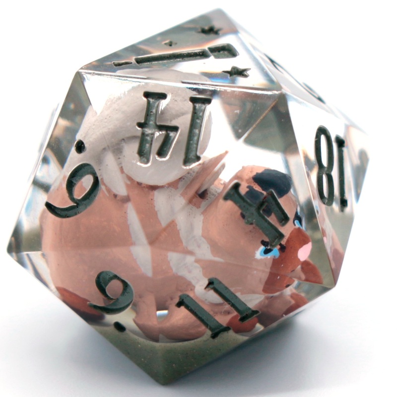 Rockruff  - 23mm Oversized d20