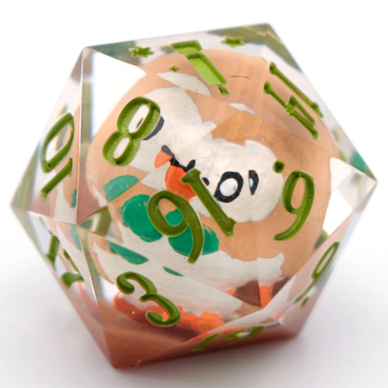 Rowlet  - 23mm Oversized d20